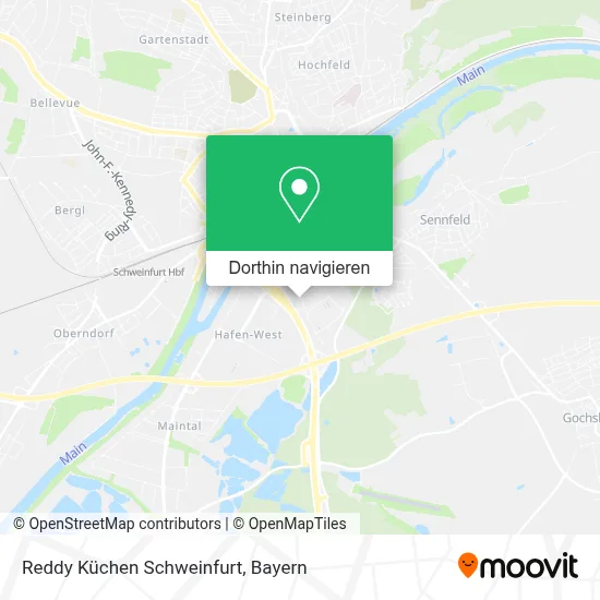Reddy Küchen Schweinfurt Karte