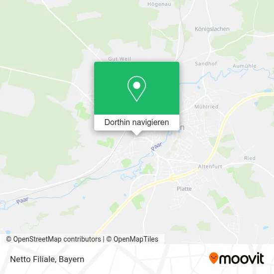 Netto Filiale Karte