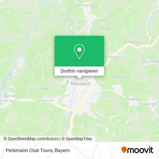 Perkmann Club Tours Karte