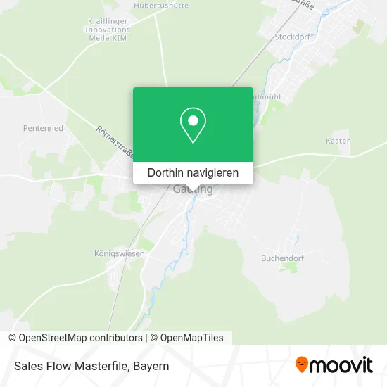 Sales Flow Masterfile Karte