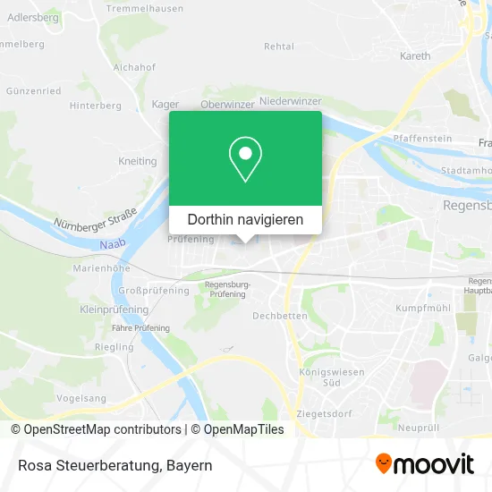 Rosa Steuerberatung Karte