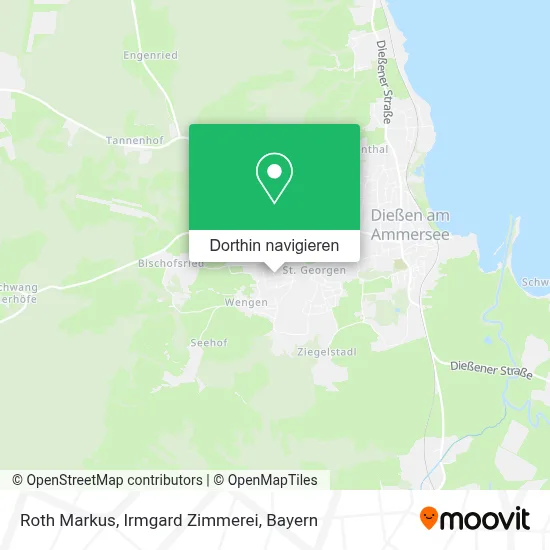 Roth Markus, Irmgard Zimmerei Karte