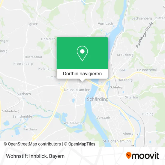 Wohnstift Innblick Karte