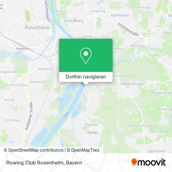 Rowing Club Rosenheim Karte