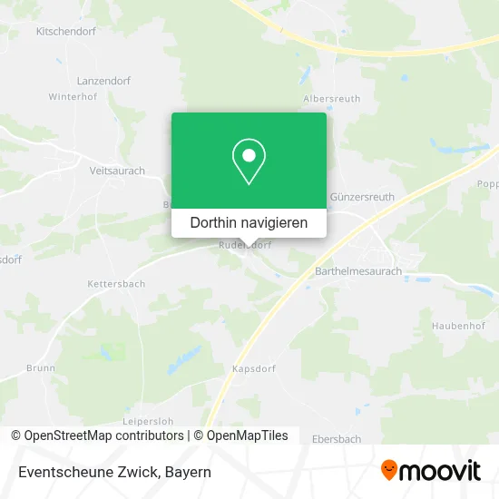 Eventscheune Zwick Karte
