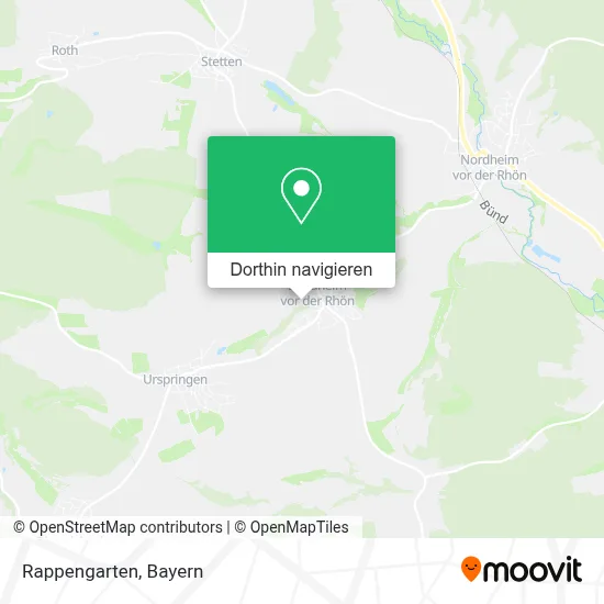 Rappengarten Karte