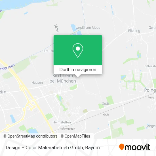 Design + Color Malereibetrieb Gmbh Karte