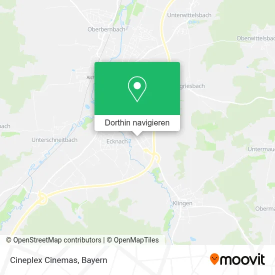 Cineplex Cinemas Karte