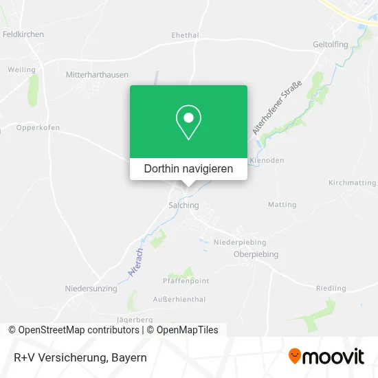 R+V Versicherung Karte