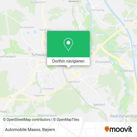 Automobile Maass Karte