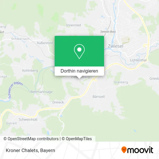 Kroner Chalets Karte