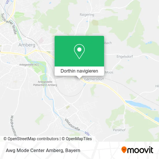 Awg Mode Center Amberg Karte