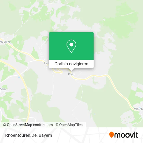 Rhoentouren.De Karte