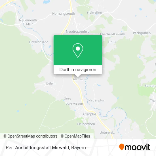 Reit Ausbildungsstall Mirwald Karte