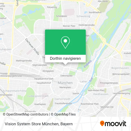 Vision System Store München Karte