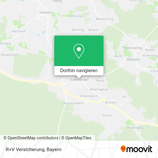 R+V Versicherung Karte