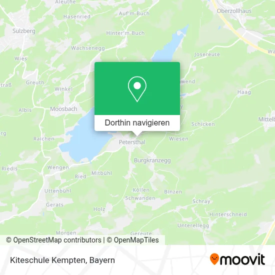 Kiteschule Kempten Karte