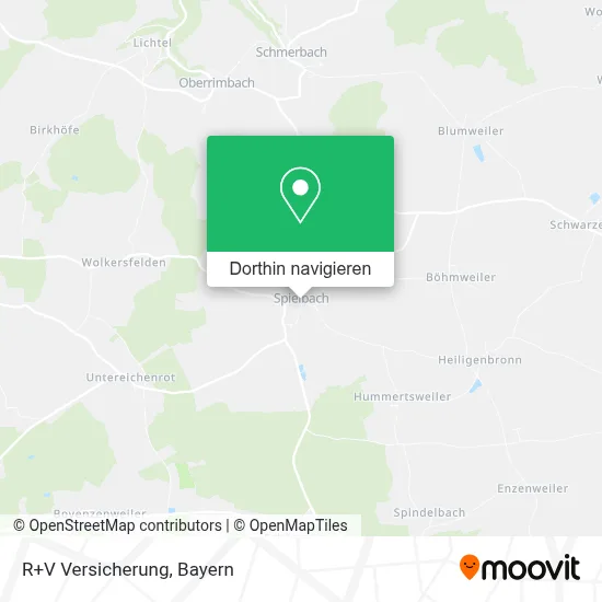 R+V Versicherung Karte