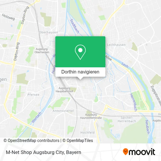 M-Net Shop Augsburg City Karte