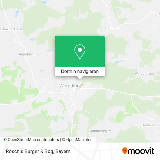 Röschis Burger & Bbq Karte