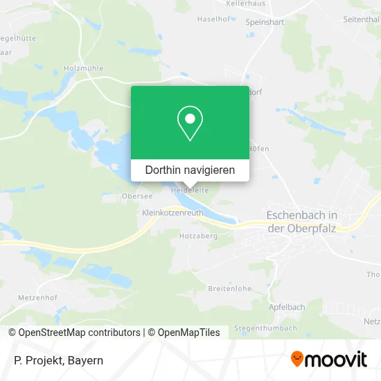P. Projekt Karte