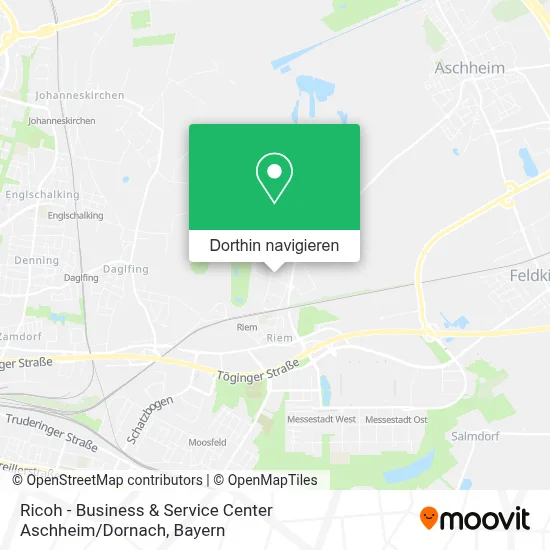Ricoh -  Business & Service Center Aschheim / Dornach Karte