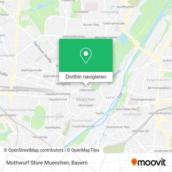 Mothwurf Store Muenchen Karte