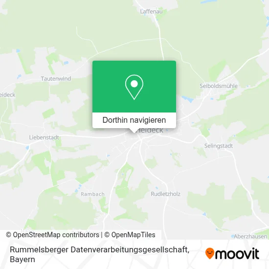 Rummelsberger Datenverarbeitungsgesellschaft Karte