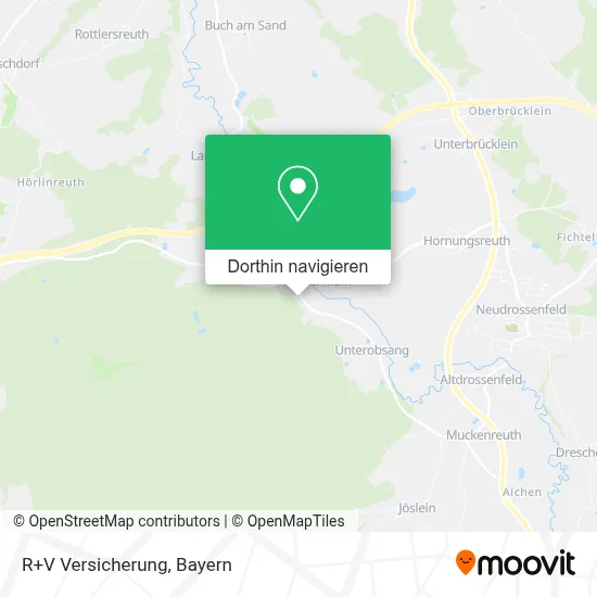 R+V Versicherung Karte