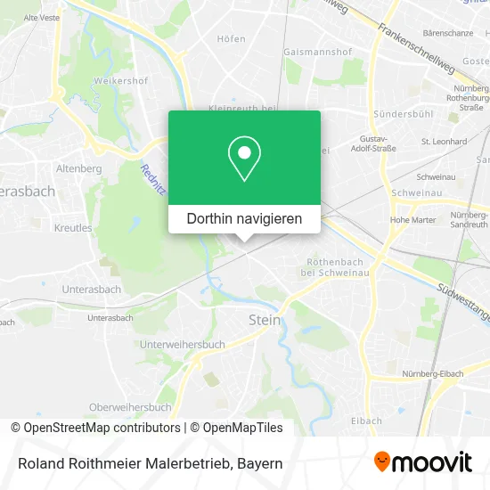 Roland Roithmeier Malerbetrieb Karte