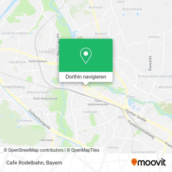 Cafe Rodelbahn Karte