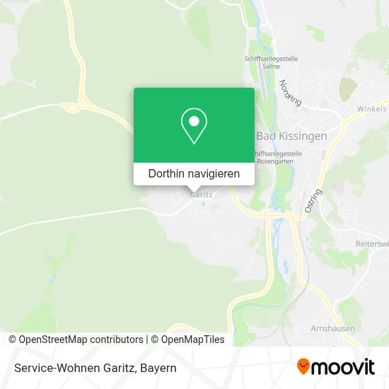 Service-Wohnen Garitz Karte