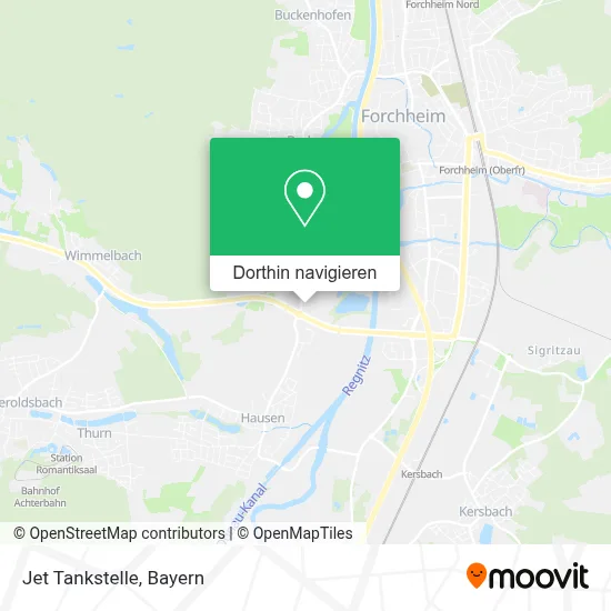 Jet Tankstelle Karte