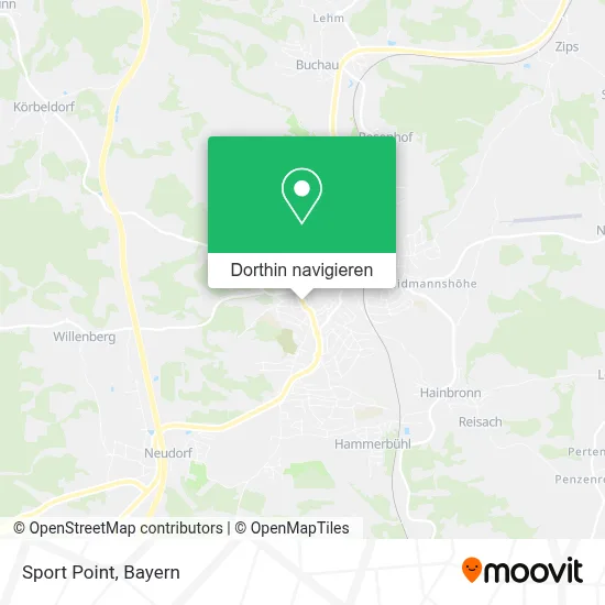 Sport Point Karte