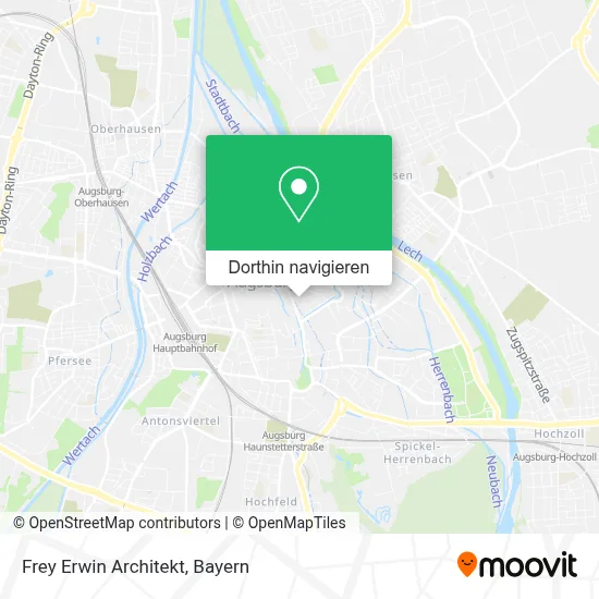 Frey Erwin Architekt Karte