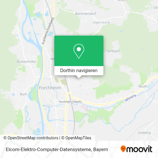 Elcom-Elektro-Computer-Datensysteme Karte