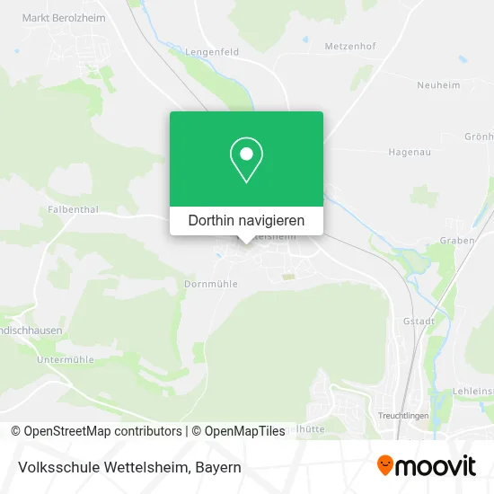 Volksschule Wettelsheim Karte