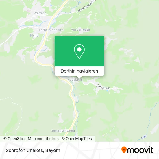 Schrofen Chalets Karte