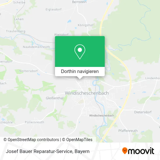 Josef Bauer Reparatur-Service Karte