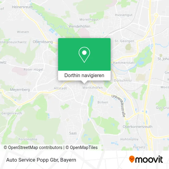 Auto Service Popp Gbr Karte