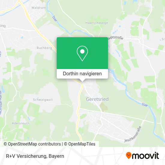 R+V Versicherung Karte