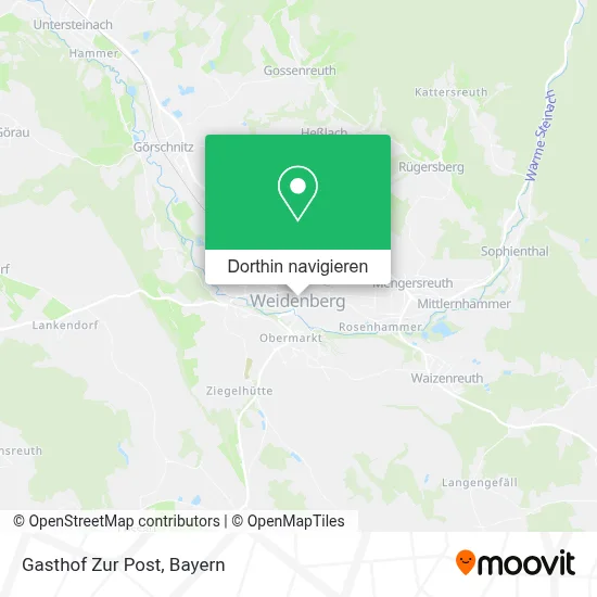 Gasthof Zur Post Karte