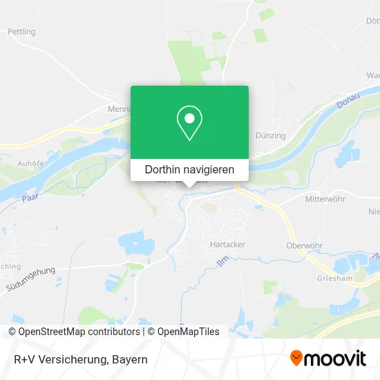 R+V Versicherung Karte