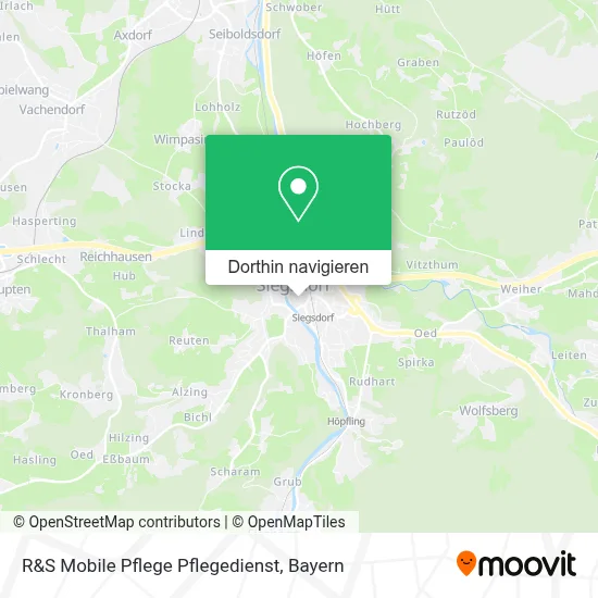 R&S Mobile Pflege Pflegedienst Karte