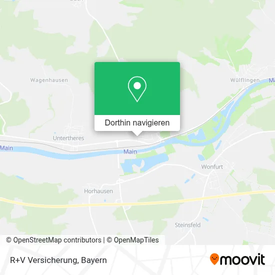 R+V Versicherung Karte