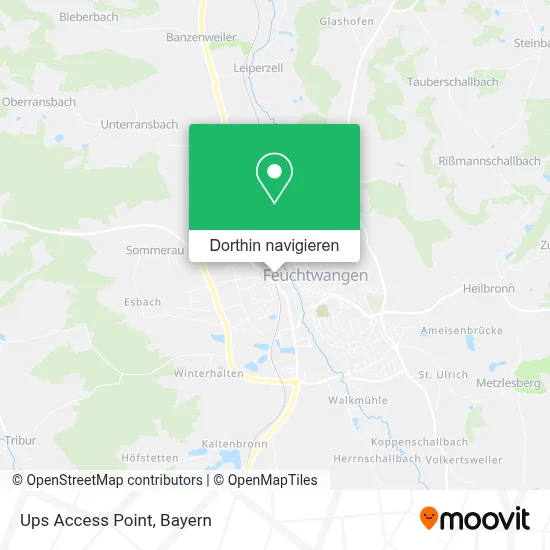 Ups Access Point Karte