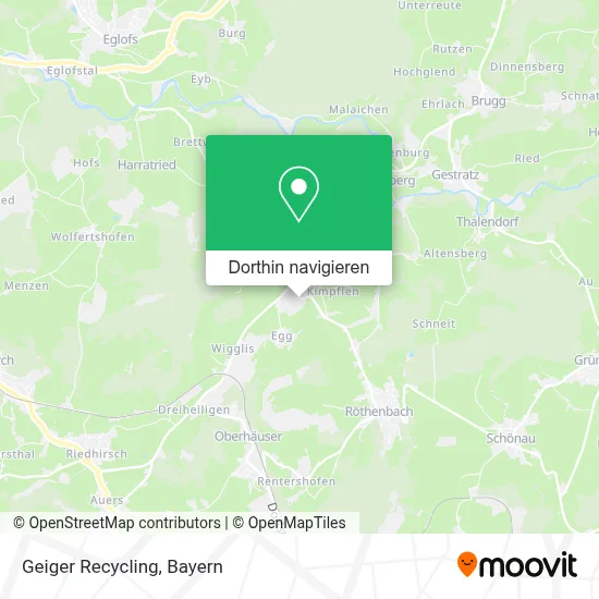 Geiger Recycling Karte