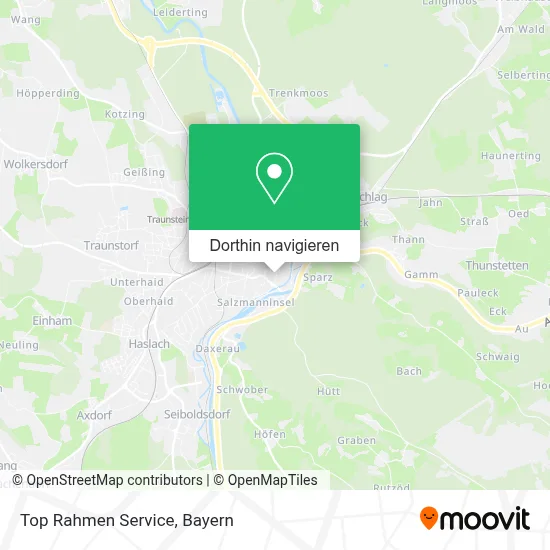 Top Rahmen Service Karte