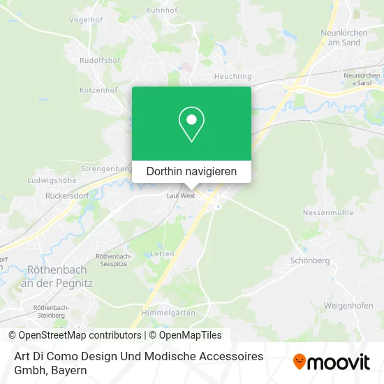 Art Di Como Design Und Modische Accessoires Gmbh Karte