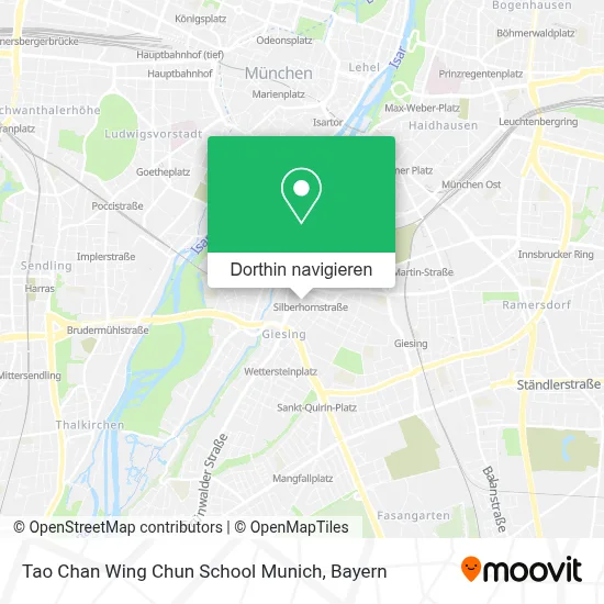 Tao Chan Wing Chun School Munich Karte